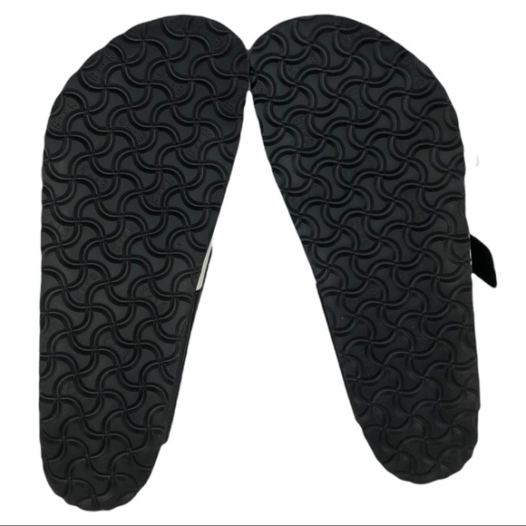 Birkenstock Arizona Split Two-Strap Black & White Sandals 🆕 - Picture 8 of 9